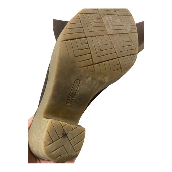 Sam Edelman Willie Brown Suede Lace-Up High Heel Oxford Pump 7.5 M - Picture 3 of 14